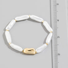 Long Pearl Stretch Bracelet