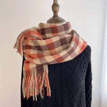 Vintage Wool-Blend Scarf – Cozy Winter Neck Wrap_CWASC1476: GREEN1 / (OS) 1