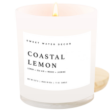 Coastal Lemon 11 oz Soy Candle