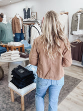 Mesa Tencel Blend Button Up Jean Jacket - Clay