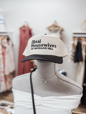 Real Housewives Embroidered Trucker Hat - Black