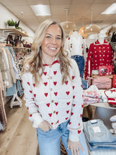 Darling Hearts Scallop Collar Button Down Cardigan - Cream