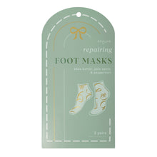 Christmas Holiday Foot Mask with Palo Santo & Peppermint 2ct