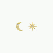 Complements - Sun & Moon - Gold Earrings