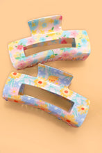 Floral Hair Clip - Blue