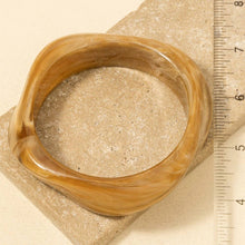 Chunky Acrylic Bangle Bracelet
