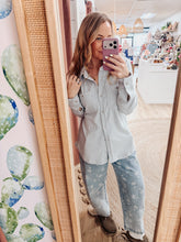 Lewis Soft Long Sleeve Button Down Shirt - Light Blue Stripe