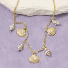 Mixed Shell Charm Necklace
