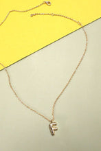 Balloon Bubble Personalized Initial Letter Necklace