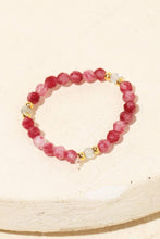Glass Beaded Stretch Ring