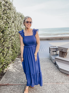 Royal Blue Lagoon Beach Dress