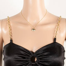 Clam Shell Pendant Necklace - Gold