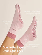 The Stack Sock: Ballet Pink