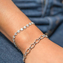 18K Gold PVD Stainless Steel Sunburst Chain Bracelet: Stainless