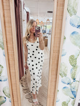 Midnight Muse Polka Dot Dress