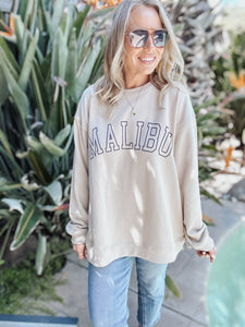 Malibu Oversized French Terry Pullover