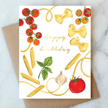 Pasta Party Birthday Greeting Card | Birthday Card
