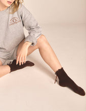 Lucky Honey The Juliet Grippy Sock: White