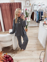 Off Duty Multi Striped Knit Long Sleeve Top - Navy Multi