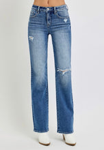 Avani High Rise Straight Leg Full Length Denim