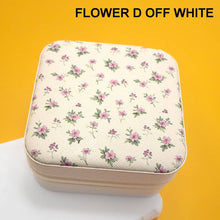 Fall Floral Jewelry Organizer Travel Case