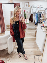 Z SUPPLY Whitmore Oversized Cardigan - Velvet Rouge