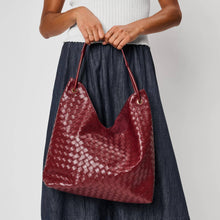 Ezia Hobo Handbag - Burgundy