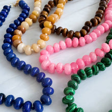 Refined Stone Bead Necklace – Timeless Everyday Accent: Lapis Blue