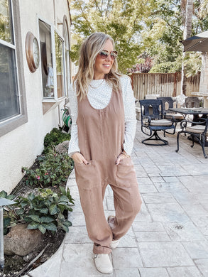 Earthy Vibes Cotton Denim Overall