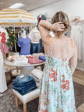 Sorrento Sunset Maxi Dress - Mint