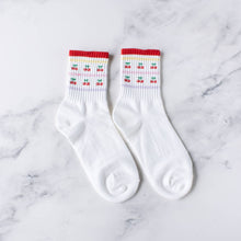 Juicy Fruit Casual Socks: Strawberry
