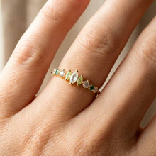 Gold Dipped Cz Rhinestone Ring - Gold