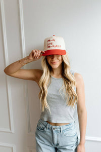 Long Live Cowgirls Hat - Red/Natural