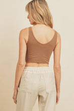 Sunkissed Staple Ribbed Knit Cropped Tank Top - White