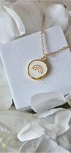 18K Gold Plated Rainbow Pendant Necklace, Christian Jewelry
