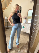 Mica High Rise Wide Leg Denim Jeans - Light Wash