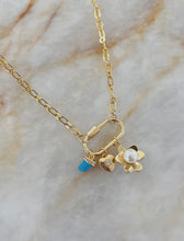 Charm Bar Dainty Link with Lock Necklace - Gold (doesn’t include charms)