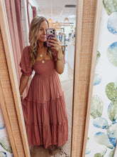 Z SUPPLY Eliora Maxi Dress - Terracotta Clay