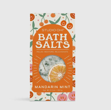 Beamin' Blooms Scented Bath Salts - Mandarin Mint