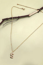 Balloon Bubble Personalized Initial Letter Necklace