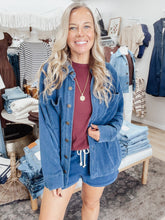 Z SUPPLY All Day Knit Denim Jacket - Indigo