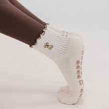 Golden Retriever Pilates Grip Socks - Golden
