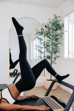 Black Tiny Martini Pilates Grip Socks