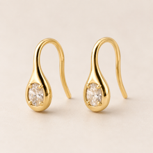 Mini Pear Drop - White CZ