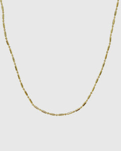 Charm Bar Unique Chain Necklace - Gold