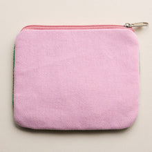 Beaded Sardine Tin Clutch | Pink Hand-Embroidered Sequin Zip Pouch
