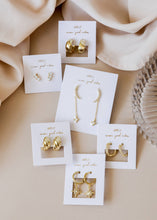 Gold Hoop - Swirl - Gold Earrings