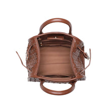 Kristie Woven Crossbody - Chocolate