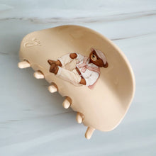 Preppy Bear Hair Claw – Ivory