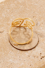Wire Monstera Leaf Dainty Band Ring: Silver